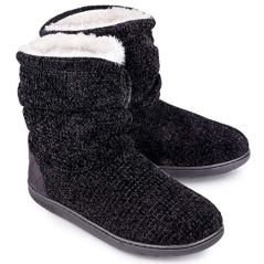 LongBay Chenille Fluffy Slipper Booties